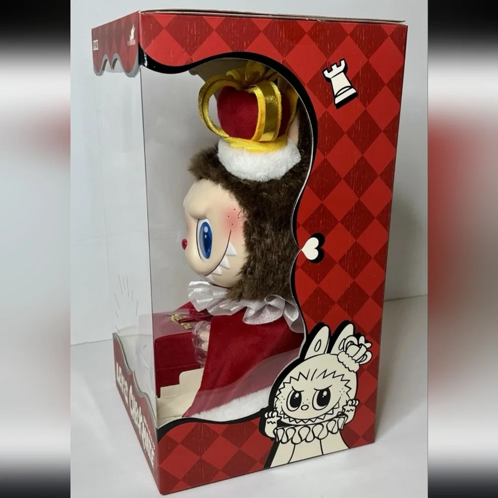 🔥B1G1🔥POP MART AUTHENTIC LABUBU LET’S CHECKMATE KING SERIES VINYL PLUSH DOLL